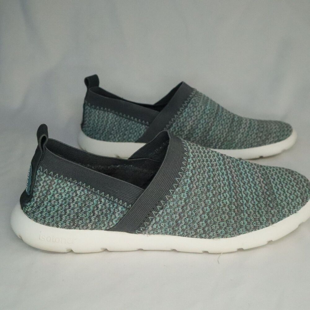 Zenz from Isotoner EveryWear Slip On Sneaker shoe Size 9 Multi Color